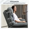 Afbeelding van HOMCOM Power Lift Stoel Polyester, Staal 93L x 100B x 112H cm Donkergrijs