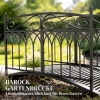 Afbeelding van Outsunny Tuinbrug van Metaal - 135,5L x 74B x 91H cm - Zwart