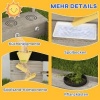 Afbeelding van Outsunny Zandbak van Tannenhout 154L x 80B x 60H cm - Grijs