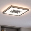 Afbeelding van Briloner Leuchten - LED-plafondlamp met achtergrondverlichting, 22W, 3000 lumen, wit/mat nikkel