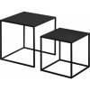 Afbeelding van HOMCOM Salontafelset met Stalen Frame 839-563V00