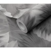 Afbeelding van Erismann Vliesbehang met bladeren en bloemen in grijs metallic 10402-10