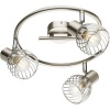 Afbeelding van GLOBO 54809-3, Nikkel, Metaal, IP20, I, E14, LED Verlichting