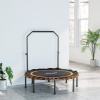 Afbeelding van SPORTNOW Fitness Trampoline Ø122 cm, opvouwbaar met 5 verstelbare handgrepen, voor binnen en buiten