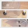 Afbeelding van HOMCOM Bodemat 90 x 120 cm Transparant, Kratzbestendig voor Harde Vloeren