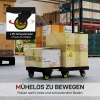 Afbeelding van HOMCOM Opvouwbare Stapelkarre met Wielen en Verstelbare Handgreep, Max. 200 kg