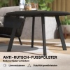 Afbeelding van Outsunny Ronde Metalen Beistelltisch voor Balkon - Weerbestendig en Onderhoudsvriendelijk Ø70 x 42H
