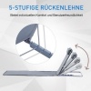 Afbeelding van Outsunny - Strandbed - 2 Stuks - Inclusief Draagtas - Staal - Grijs