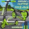 Afbeelding van RE:SPORT Citystep Kinder- en Volwassenenstep - Inklapbaar, Verstelbaar, 200mm Wielen, Tot 100kg