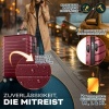 Afbeelding van Tillvex® 3-delige reiskofferset met bagageweegschaal en accessoires, lila