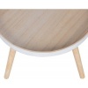 Afbeelding van WOOOD Sasha Bijzettafel - MDF - Natuurlijk - 41x41x40,5