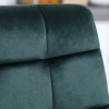 Afbeelding van HOMCOM barkrukken - polyester en staal - 42L x 47B x 105H cm - groen