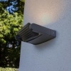 Afbeelding van LUTEC Mini LED Wandlamp voor Buiten - Aluminium - Donkergrijs