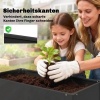 Afbeelding van Outsunny Verhoogde Plantenbak - Verzinkt Staal, Rubber - 102L x 52B x 55H cm - Zwart
