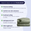 Afbeelding van Zelesta Premium 4-seizoenen dekbed 135x220 - dons - olijf & mint