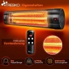 Afbeelding van TRESKO Infrarood warmtestraler 2500 W met afstandsbediening en 3 warmtestanden