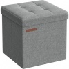 Afbeelding van Songmics LSF028G02 Inklapbare Zitbank met Opbergruimte, Lichtgrijs