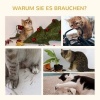 Afbeelding van PawHut Kratzboom 100,5 cm met kattenhuis, bed, trap en sisal kratzuilen, voor katten tot 4,5 kg