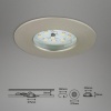 Afbeelding van Briloner Leuchten - Set van 3 dimbare LED-inbouwlampen, 6,5 W, 3.000 K, IP44, mat nikkel Ø7,5 cm