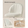 Afbeelding van Fauteuil van fleece stof in crèmewit