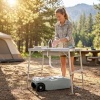 Afbeelding van Outsunny - Afvalwatertank voor Campers - met Wielen - 40 L