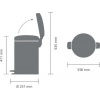 Afbeelding van Brabantia NewIcon Prullenbak - 12 liter - Metallic Goud