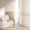 Afbeelding van HOMCOM-Stehlampe-Aluminium, Acryl-46L x 25B x 147H cm-Silber