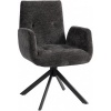 Afbeelding van HOMCOM Accentstoel van Polyester, 60L x 61B x 88H cm, Zwart