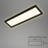 Afbeelding van Briloner Leuchten - LED-plafondlamp met backlight-effect, 22 Watt, 3000 lumen, wit-zwart
