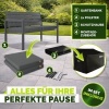 Afbeelding van Tillvex® Weerbestendige Tuinbank 3-4 Zits met Hoes & Kussens, tot 300kg Belastbaar