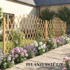 Afbeelding van Outsunny Hekwerk van Dennenhout - 180L x 30B x 103H cm - Bruin