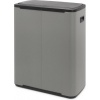 Afbeelding van Brabantia Bo Touch Bin Prullenbak - 60 liter - 1 vak - Mineraal Betongrijs