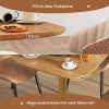 Afbeelding van HOMCOM Moderne Vierkante Eettafel 70 x 70 cm in Natuurlijk Hout