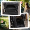 Afbeelding van PawHut Hondentrolley voor kleine honden en katten - Zwart 76,5 x 52 x 95 cm