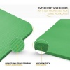 Afbeelding van TRESKO fitnessmat yogamat pilatesmat 185 x 60 cm, 1 cm dik, NBR-schuimrubber (groen)