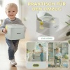 Afbeelding van AIYAPLAY 3-in-1 kinderpotje met handgrepen, afneembaar, tot 50 kg, grijs kunstleer