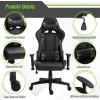 Afbeelding van Vinsetto Ergonomische Gaming Bureaustoel Zwart Camouflage 921-220