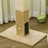 Afbeelding van PawHut Kratzboom van Spanplaat, Polyester - 59,5L x 39B x 79H cm - Beige