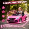 Afbeelding van AIYAPLAY Elektrische Loopauto - Kunststof, Metaal - 107L x 62,5B x 44H cm - Roze