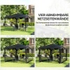 Afbeelding van Outsunny Paviljoen met netwanden en stevige verbindingen 84C-022V03