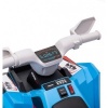 Afbeelding van HOMCOM Elektrische kinderauto van kunststof en metaal, Blauw, 70 x 41,5 x 48,5 cm