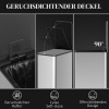 Afbeelding van HOMCOM 20L Soft-Close Pedaalemmer - Prullenbak - Vuilnisbak - Zilver