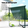 Afbeelding van Outsunny Tuinstoel met Kussen, Ademend Slingmateriaal, Stalen Frame, Donkergroen