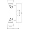 Afbeelding van Moderne Plafondlamp - Nikkel - 2 x E14 fitting | Surrey