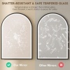 Afbeelding van HOMCOM Badkamerspiegel - Gehard glas - 50x4x70 cm - Zwart