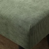 Afbeelding van HOMCOM Voetenbank van Polyester en Staal - Groen 100x36x45 cm