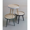Afbeelding van WOOOD Sasha Bijzettafel - MDF - Natuurlijk - 41x41x40,5