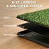 Afbeelding van PawHut Honden Toilet - Kunststof - 63 x 50,5 x 3,5 cm - Zwart