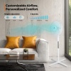 Afbeelding van AERSON 40 cm staande ventilator | hoogte verstelbaar tot 120 cm | stil met 3 snelheden en oscillatie