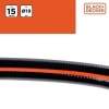Afbeelding van BLACK+DECKER Tuinslang 15 Meter - 19MM - Duurzaam PVC - Voor Tuin, Auto en Zwembad